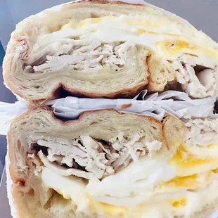 Breakfast Croissant w/ turkey