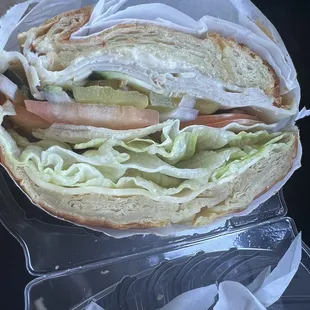 Turkey and Croissant. #10 on the menu.