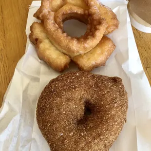 Cinnamon Sugar Cake and Old Fashioned