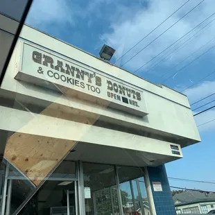 the outside of the building