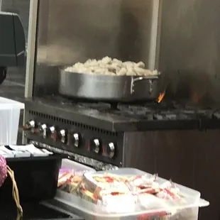 Look how they prep there chicken be careful when eating here