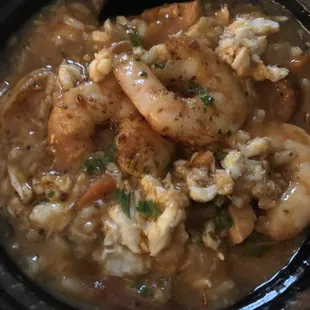Loaded gumbo.