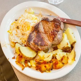 a plate of food on a table