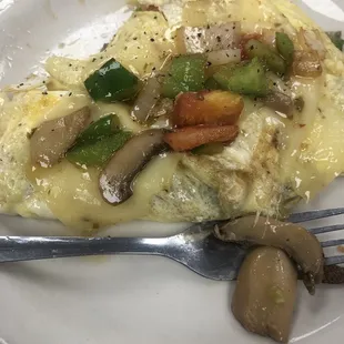 Veggie omelette