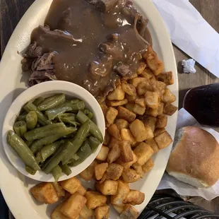 Roast beef lunch special