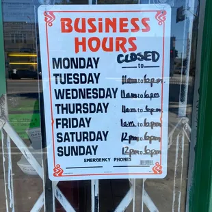 Business Hours