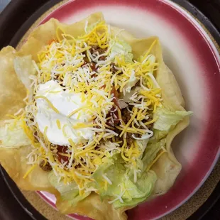 Taco salad only on Fridays