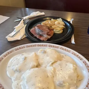 Biscuits and Gravy, Country Ham, Home Fries
