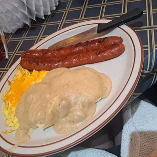 Country breakfast with linguica