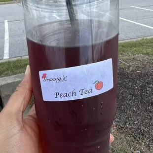 Peach tea