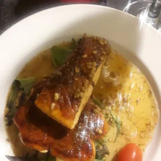 Blackened Honey Walnut Salmon