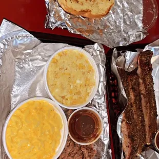 Pulled Brisket with Choice of 2 Sides