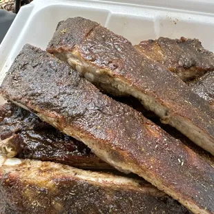 ribs, food, bbq ribs