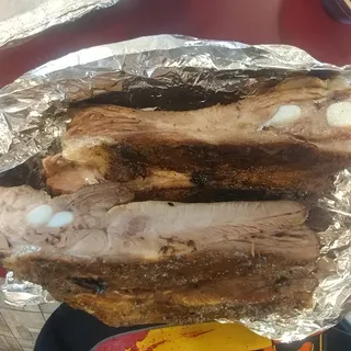 1/2 Slab Pork Ribs with Choice of 2 Sides