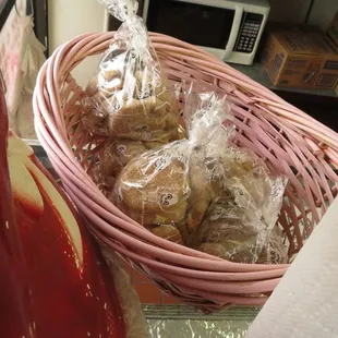 a basket full of tamales