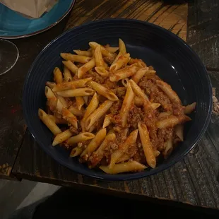 Bolognese Sauce with penne