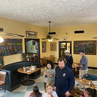 The dining room, view from the front door