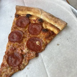 Slice pepperoni