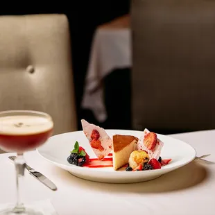 a plate of food on a table