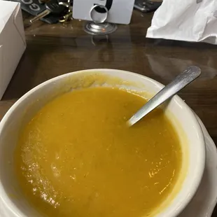 Butternut squash soup