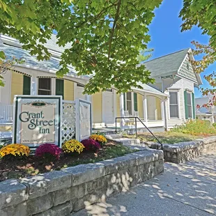 The Gilstrap House in Fall.