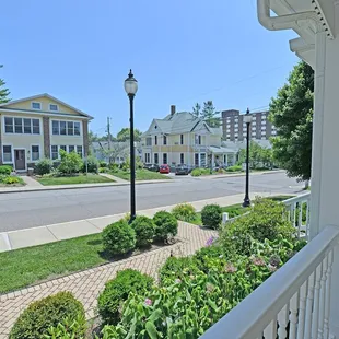Left to right, The Dargan House and The Ziegler House. Photo was taken from the porch of the Hoosier House.