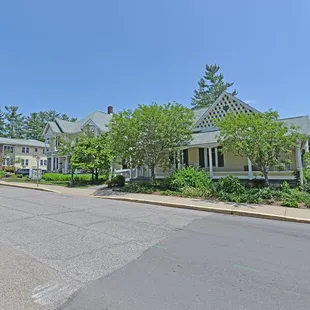 Left to right, The Dargan House, The Ziegler House, and The Gilstrap House.