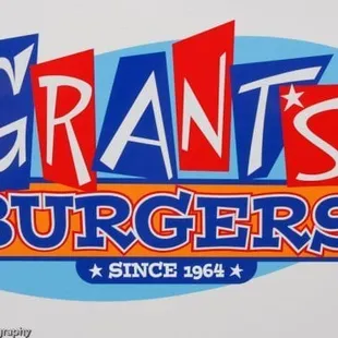 a sign for grant&apos;s burgers