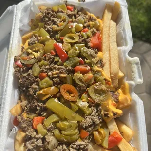 Cheezy steak Fries (small)