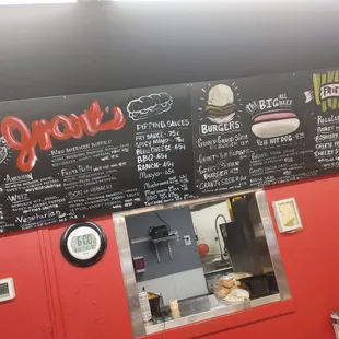 the menu