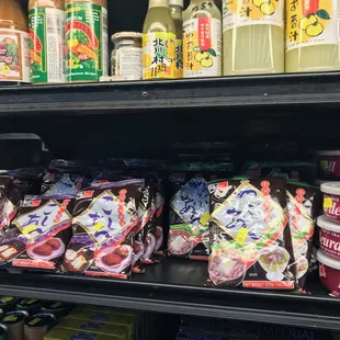 a variety of food items