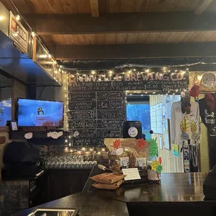 Beer menu