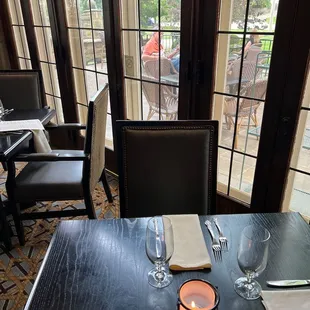 Jazz guitarist on the patio