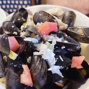 Bouillabaisse mussels