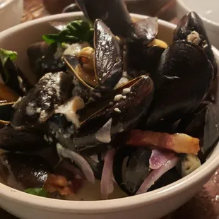 Mussels Bleu cheese