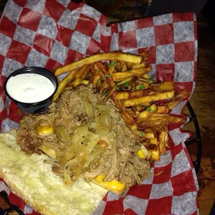 Bison Steak Sandwich