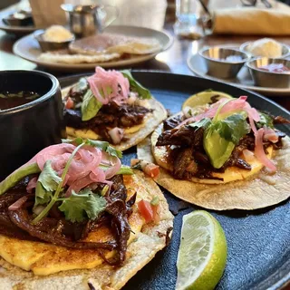 Wagyu Birria Brisket Breakfast Tacos
