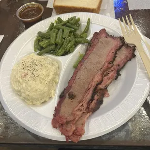 1 meat item and 2 sides