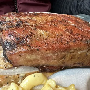 Ribs and Chicken plate.