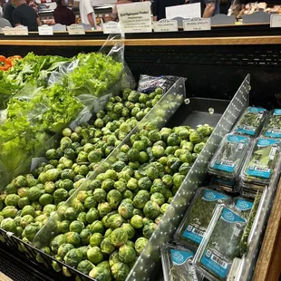 Brussels sprouts by the each! Buy 1, buy 57, you get to choose!