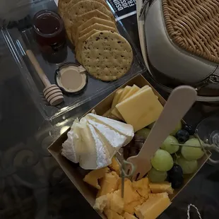 Cheese plate from food truck