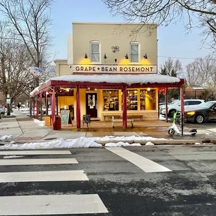 the outside of the store