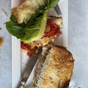 Rosemary ham and aged Gruyère; house smoked chicken breast and basil