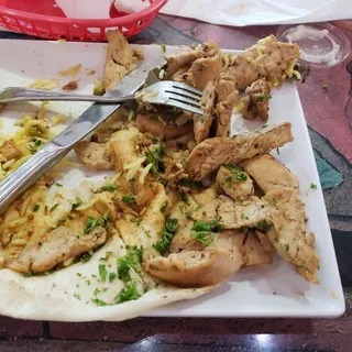 CHICKEN SHAWARMA PLATTER