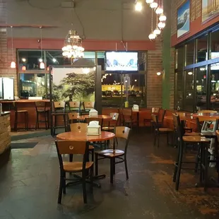 Dining Area at Grape Leaf Express
