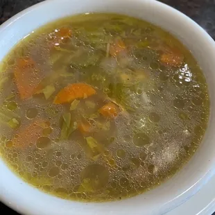 Chicken rice soup of the day