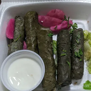 Lamb grape leaves
