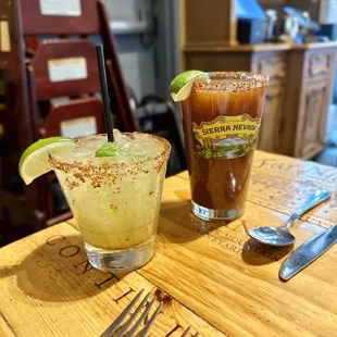 Spicy Margarita + Michelada