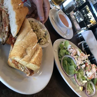 Eggplant Parmesan Sandwich