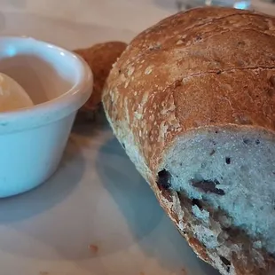 Olive bread and butter